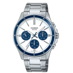 CASIO COLLECTION Mod. MULTIFUNCTION CALENDAR - WHITE & BLUE PANDA MTP-1374D-7A2VDF